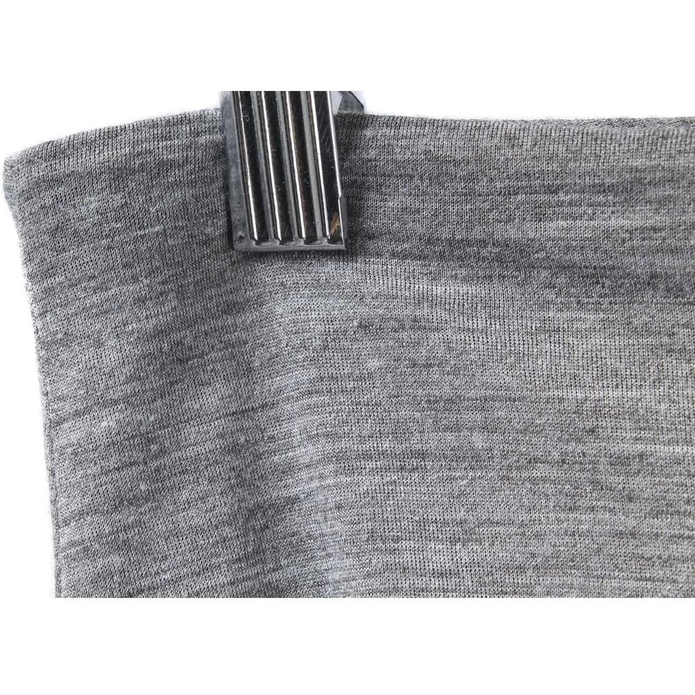 VANESSA BRUNO Gray Wool Blend Asymmetrical Skirt - Picture 3 of 4